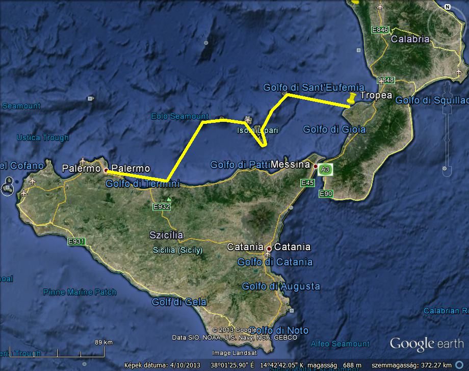 tropea - palermo - tropea