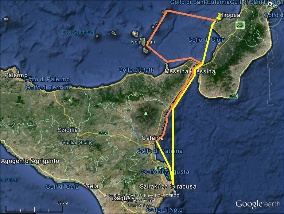 Salerno - Tropea one way